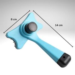 Evcil Hayvan Tüy Toplayıcı Otomatik Tuşlu Pet Tarak