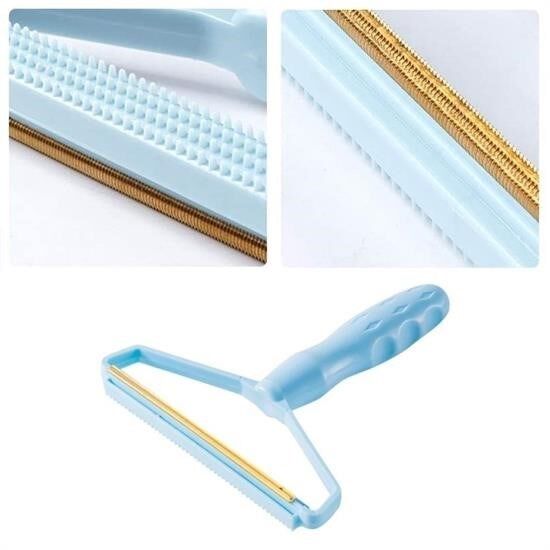 KanguruMarkt® Çift Taraflı Elbise Kazak Plastik Kumaş Tüy Alma ve Tiftik Temizleyici Toplayıcı Taşınabilir