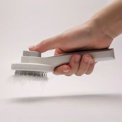 KanguruMarkt® Basmalı Kedi Köpek Tüy Toparlayıcı Masaj Etkili Pet Fırçası