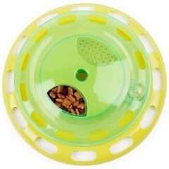 KanguruMarkt® Döner Tablalı Kedi Yemek Yeme Kabı Eğlenceli Kedi Yemek Tabağı