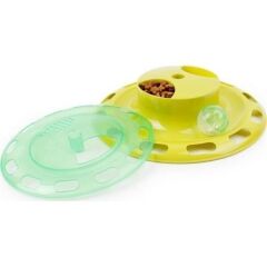 Döner Tablalı Kedi Yemek Yeme Kabı