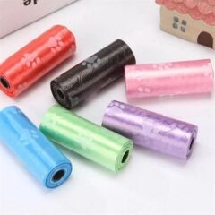 4lü Evcil Hayvanlar Için Pati Desenli Kaka Poşeti Torbası