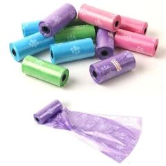 4lü Evcil Hayvanlar Için Pati Desenli Kaka Poşeti Torbası