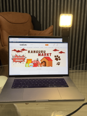 Telefon Laptop ve Ekran Tutacaklı Selfie LED Işık