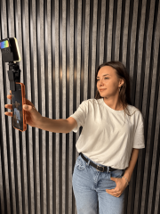 Telefon Laptop ve Ekran Tutacaklı Selfie LED Işık