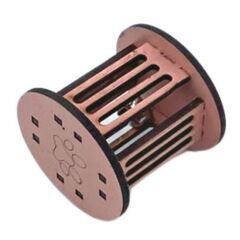 KanguruMarkt®  Mini Silindir Eğlenceli Renkli Sağlam Küçük Pati İzi Şekilli Kedi Oyuncağı