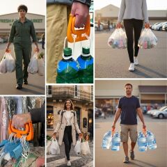 Ergonomik Poşet Taşıma Aparatı