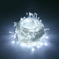 KanguruMarkt® 100 Ledli 8 Fonksiyonlu 10 Metre Led Aydınlatma Dekor Lambası (beyaz)