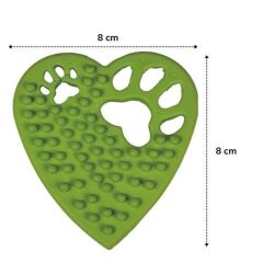 KanguruMarkt® Kalp Şekilli Tırtıklı Evcil Hayvanlar İçin Diş Kaşıma Çiğneme Oyuncağı