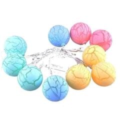 KanguruMarkt® Dekoratif Minik 10 Toplu Ledli  Dekoratif Dolama Renkli Led