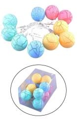 KanguruMarkt® Dekoratif Minik 10 Toplu Ledli  Dekoratif Dolama Renkli Led