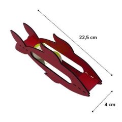 Kediler İçin Sevimli Balık Şeklinde Eğitim Amaçlı Oyuncak