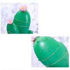 KanguruMarkt® Led Işıklı Kaktüs Biblo Ev Dekorasyon ve Hediyelik Eşya Led Aydınlatma