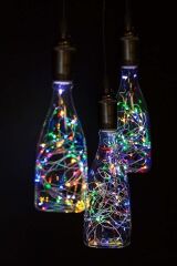 KanguruMarkt® Pilli Renkli Peri Led Işık Dekoratif Aydınlatma 5 Metre RGB Led