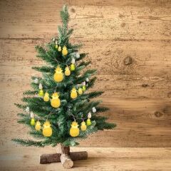 KanguruMarkt® Karışık Renk Dekoratif Ananas Dolama 10’lu Şerit Led Işık Zinciri