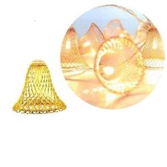 KanguruMarkt® Parti ve Özel Gün Dekorasyonu Çan Şeklinde Metal Şerit Led Işık