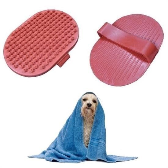 KanguruMarkt® Ergonomik Masajlı Evcil Hayvan Kedi Köpek Yıkama Fırçası Aparatı