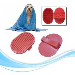 KanguruMarkt® Ergonomik Masajlı Evcil Hayvan Kedi Köpek Yıkama Fırçası Aparatı