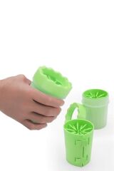 KanguruMarkt® Silikon Jel Fırçalı Kedi Köpek Pati Ayak Yıkama Temizleme Kovası (Küçük)