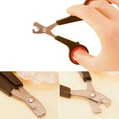 KanguruMarkt® Evcil Hayvan Tırnak Makası Ve Törpü Seti Manikür Pedikür Pati Bakım Aleti Kaymaz Sap