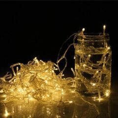 KanguruMarkt® 10 Metre 100 Ledli 8 Fonksiyonlu Dekoratif Lambader Sarı Lamba