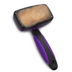 KanguruMarkt®  Otomatik Temizlenebilen Tuşlu Pratik Kedi Köpek Tüy Toplama Fırçası