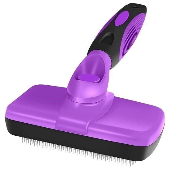 KanguruMarkt®  Otomatik Temizlenebilen Tuşlu Pratik Kedi Köpek Tüy Toplama Fırçası