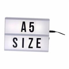 KanguruMarkt® Sinematik Lightbox Dekorasyon Aydınlatma Aksesuarları (A5 Boyut)