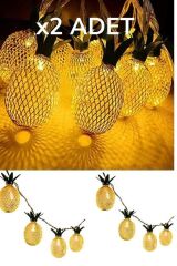 KanguruMarkt® Dekoratif Pilli Pineapple Ananas Pilli Şerit Led Işık (1 Metre)