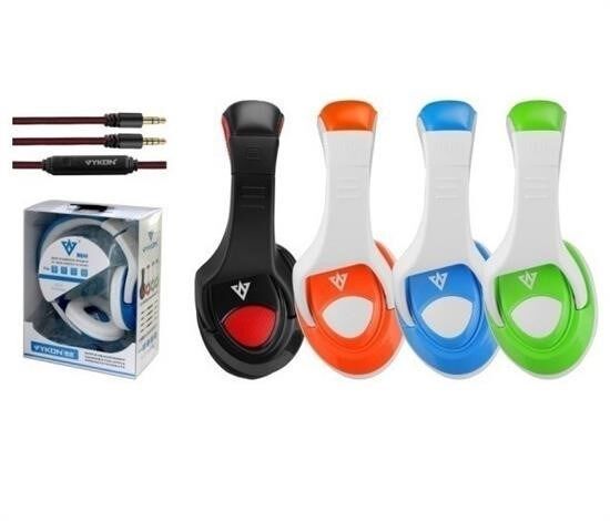 KanguruMarkt® Vykon MQ4440mm Sürücülü Mikrofonlu Bilgisayar Kulaklığı Jak Girişli