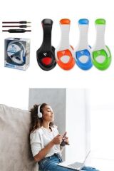 KanguruMarkt® Vykon MQ4440mm Sürücülü Mikrofonlu Bilgisayar Kulaklığı Jak Girişli