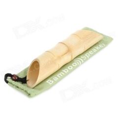 6x1 cm Girişli Kılıflı Bambu Ağacı Akustik Ses Yükseltici Aparat