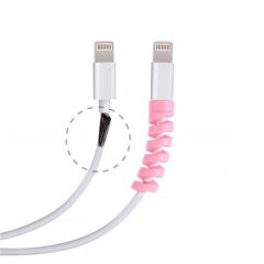 4lü Şarj Kablosu Koruyucu Silikon Spiral Yay