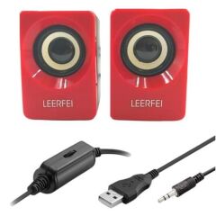 Multimedia USB ve Jacklı Mini Hoparlör Yüksek Stereo Ses Sistemi