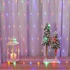 1x2 M Dekoratif File Ağ Perde 192 LED 8 Animasyonlu