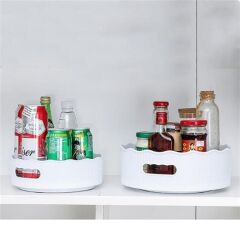 360 Derece Dönebilen Mekanizmalı Yuvarlak Tepsi