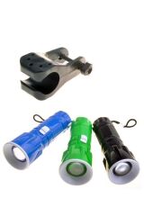 Pilli Zoomlu Ledli Bisiklet Ön Farı