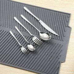 KanguruMarkt® Büyük Bulaşık Kurutma Matı,Silikon Bulaşık Kurutma Matı Çok Amaçlı Tezgah Üstü Mat