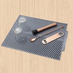 KanguruMarkt® Büyük Bulaşık Kurutma Matı,Silikon Bulaşık Kurutma Matı Çok Amaçlı Tezgah Üstü Mat