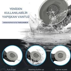 360 Derece Dönen Uzunluk Ayarlamalı Vantuzlu Araç Telefon Tutucu