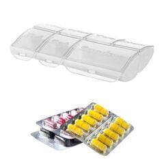 KanguruMarkt® Haftalık 7 Bölmeli İlaç Saklama ve Hatırlatma Kutusu