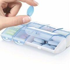 KanguruMarkt® Haftalık 7 Bölmeli İlaç Saklama ve Hatırlatma Kutusu