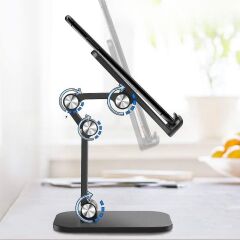 KanguruMarkt® Plastik Ayarlanabilir Kaydırmaz Taban Telefon Tablet Standı
