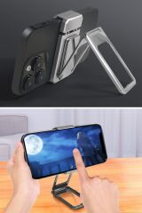 360 derece Dönen Tüm Telefon Tipleri İle Uyumlu Metal Telefon Standı Braket