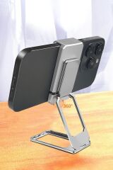 360 derece Dönen Tüm Telefon Tipleri İle Uyumlu Metal Telefon Standı Braket