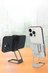 KanguruMarkt®  360 derece Dönen Tüm Telefon Tipleri İle Uyumlu Metal Telefon Standı Braket
