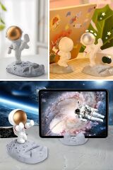 KanguruMarkt® Mini Astronot Model Telefon ve Tablet Tutucu Standı