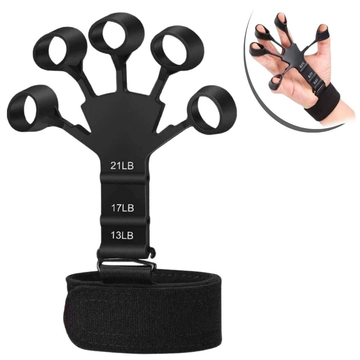 KanguruMarkt®  Esneyebilen Bilek Ve Kol Geliştirici Kavrama Güçlendirici El Parmak Spor Aparat