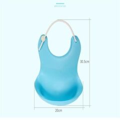 Mama Önlüğü Dökülme Engelleyici Bükülebilir Mavi