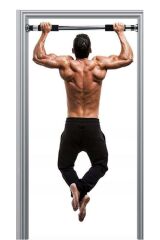 KanguruMarkt® Kapı veya Koridora Takılıp Ayarlanabilen Demiri Barfiks Aleti Kapı Barfiksi